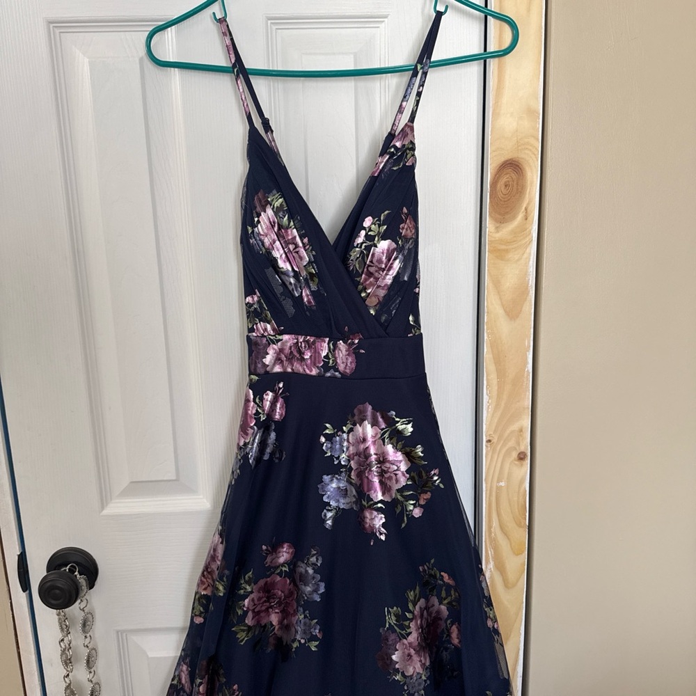 Floral Navy Dress